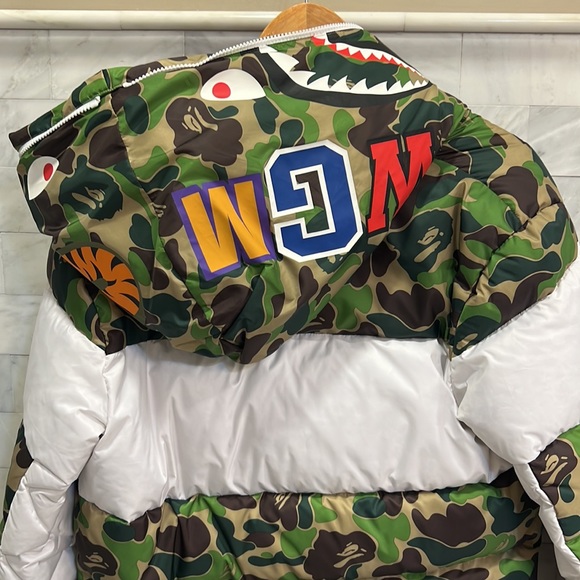 Bape X Adidas camo puffy jacket - Picture 3 of 5